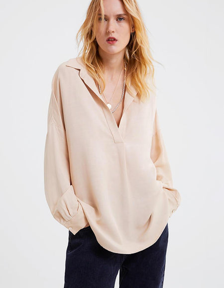 Pocket linen shirt